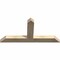 Ekena Millwork Portland Rough Sawn Timber Gable Bracket, Douglas Fir, 60"W x 30"H x 4"D x 6"F, 12/12 Pitch GBW060X30X0406POR00RDF - alternate 2